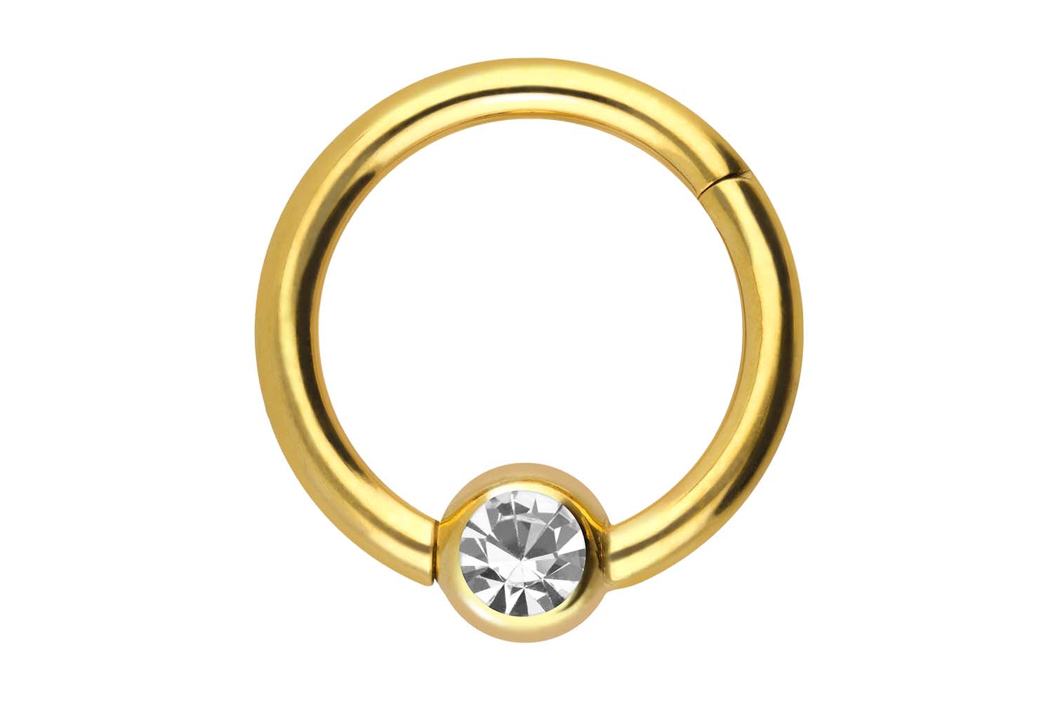 Titan Segmentring Clicker Piercing KRISTALL ++SALE++